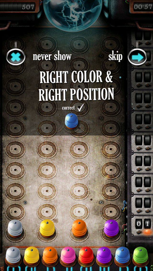 Screenshot #3 pour Deluxe Mastermind Free