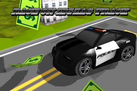 3D Zig-Zag  Police Chase  Cars -  Highway Hot Escape from Tokyo Streetのおすすめ画像1
