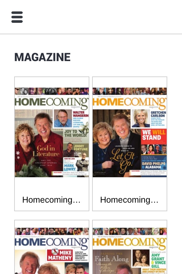 Homecoming Magazine screenshot 2