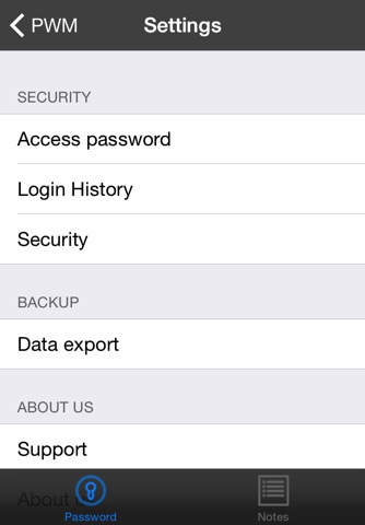 PWM - Password and Note Manager screenshot 4