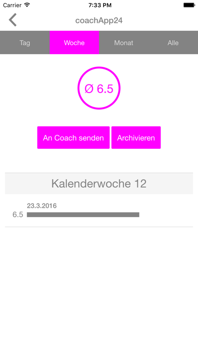 Screenshot #2 pour coachApp24