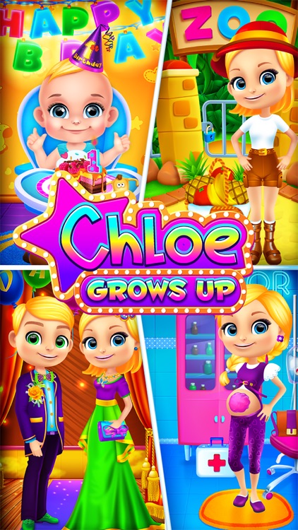 Chloe Grows Up - Mommy, Baby and Family Games for Girls