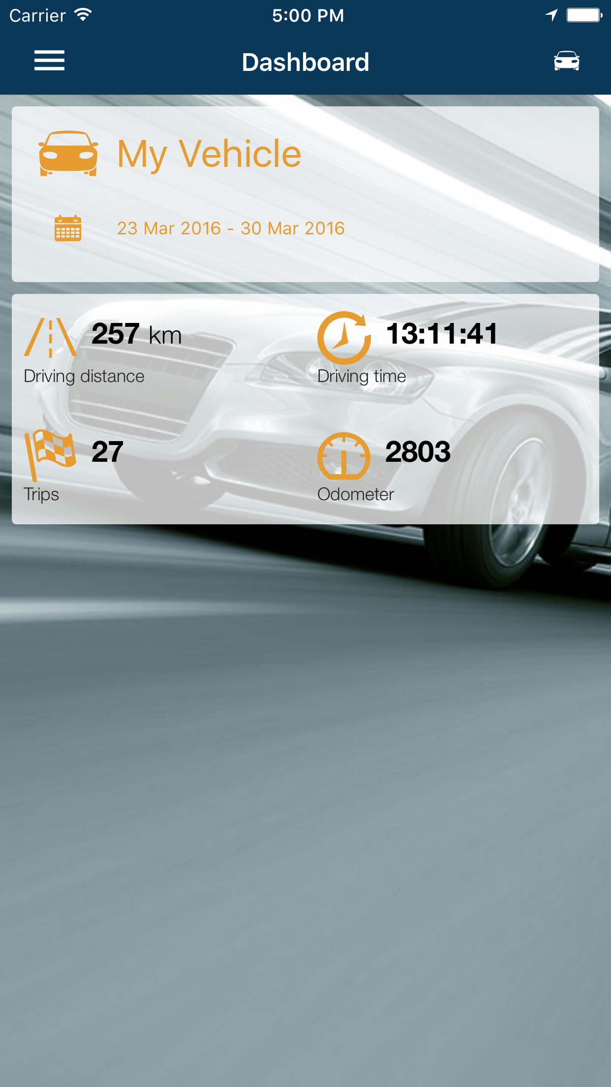 Connected Car screenshot 2