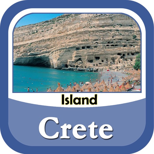 Crete Island Offline Map Guide icon