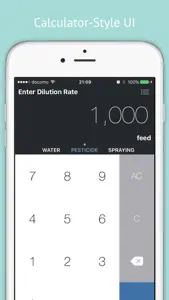 Dilution Calculator screenshot #1 for iPhone