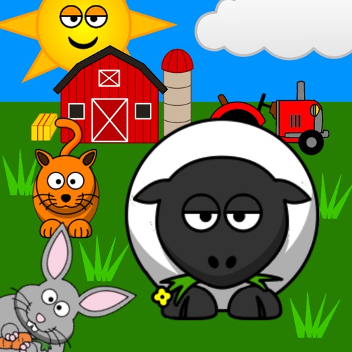 Funny Animals for toddlers: Discover farm animals and the wildlife of savanna, forest and jungle, with lifelike sounds and cute animations iOS App