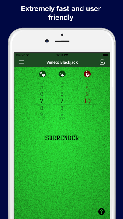 Black Jack Strategy Assistant Screenshot