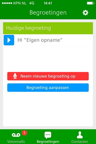 KPN Voicemail app voor Hi klanten screenshot 3