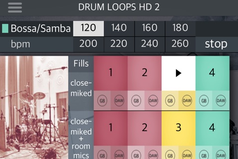 Drum Loops HD 2 screenshot 4