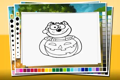 Coloring Pages Cute Cat Kitty Kitten Coloring Book - Educational