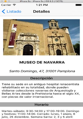 NavarraMuseums screenshot 2