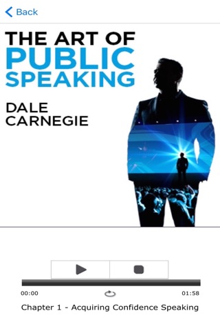 Art of Public Speaking by Dale Carnegie Audiobook app accelerated learning program, from Hero Notes screenshot 3