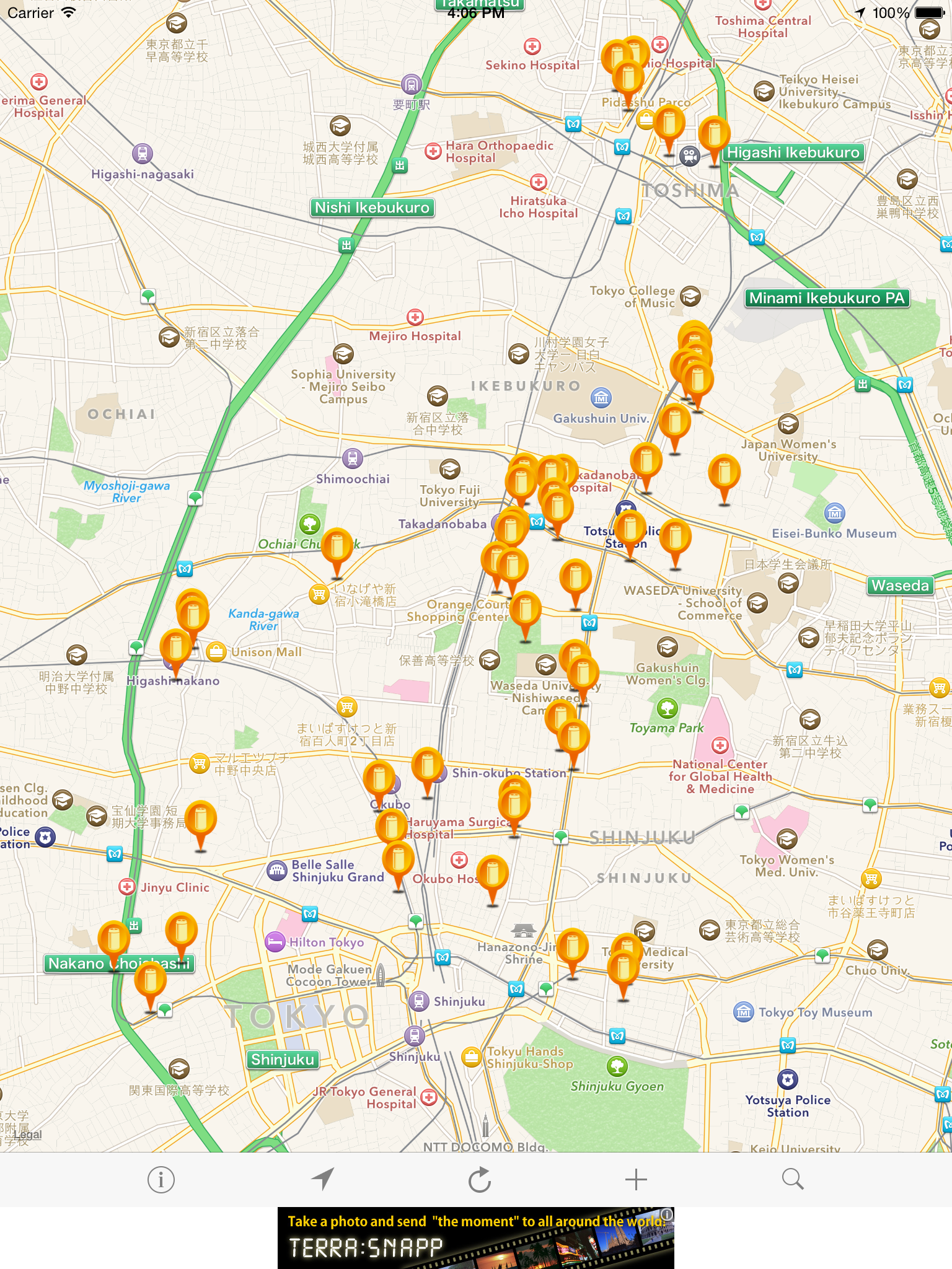 Cheap juice vending machine information sharing MAP
