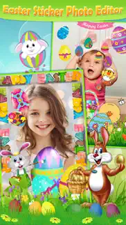 easter photo sticker.s editor - bunny, egg & warm greeting for holiday picture card iphone screenshot 1