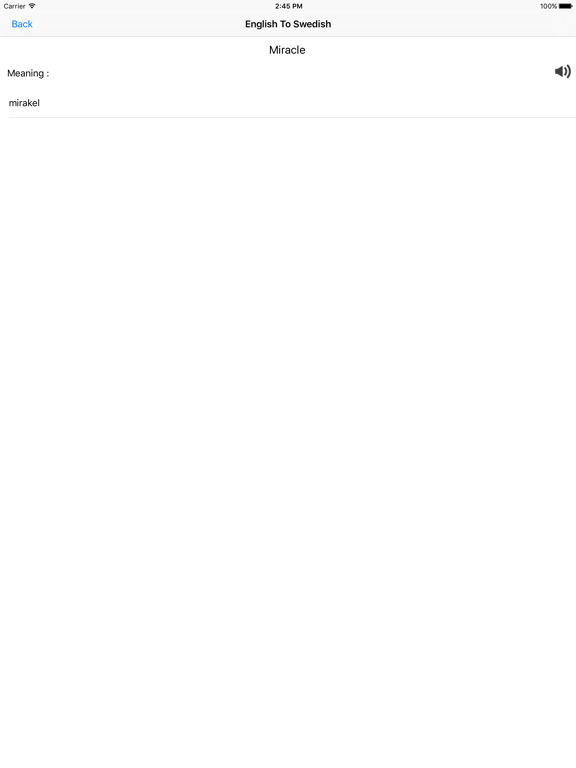Screenshot #6 pour English To Swedish Dictionary