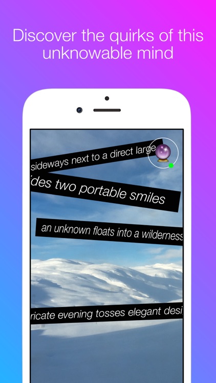 AI • Scry: a remote viewing application powered by an alien psyche. screenshot-3