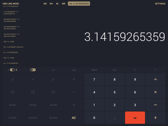 Calcly: Free Universal Calculator for iPad iPad screenshot 5 - Productivity app