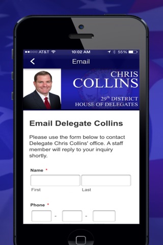 Delegate Chris Collins screenshot 3