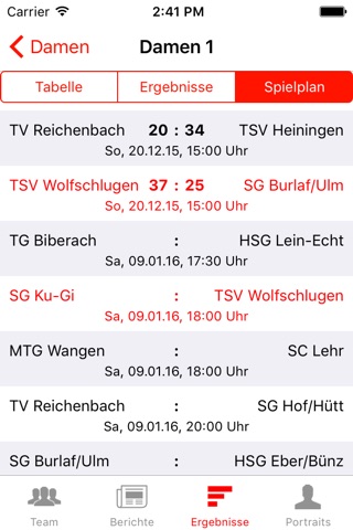 TSV Wolfschlugen HANDBALL screenshot 4