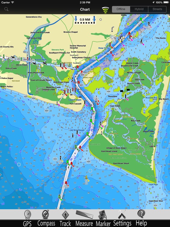 Carolina N Nautical Charts Pro screenshot-3