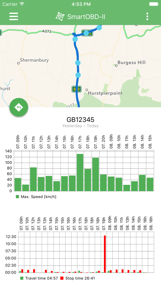 #4. SmartOBD-II (iOS) 由: Ginception Software Ltd