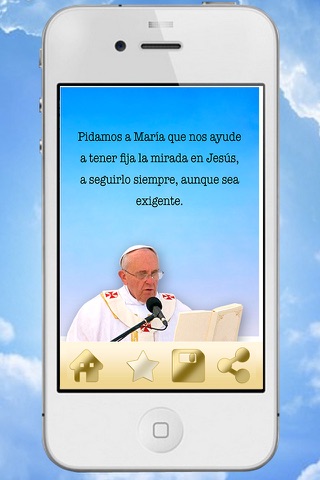 Phrases Pope Francisco I in Spanish catholic best quotations - Premium screenshot 2