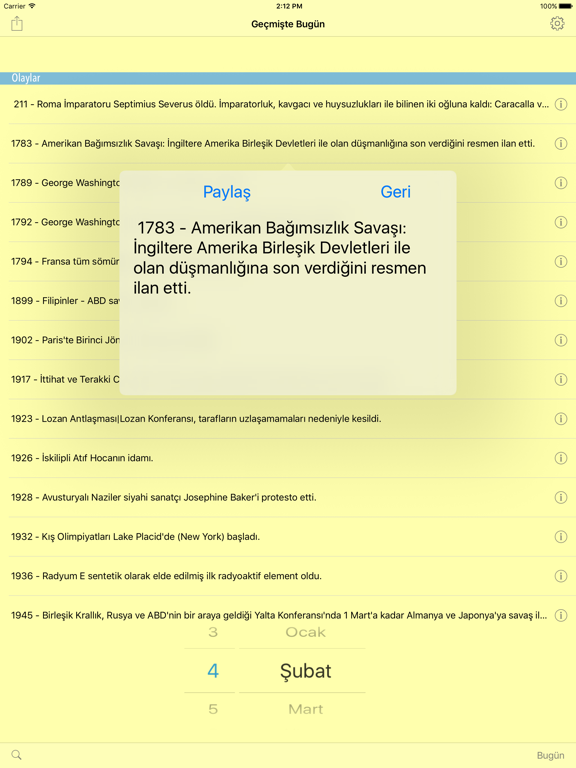 Screenshot #4 pour Geçmişte Bugün