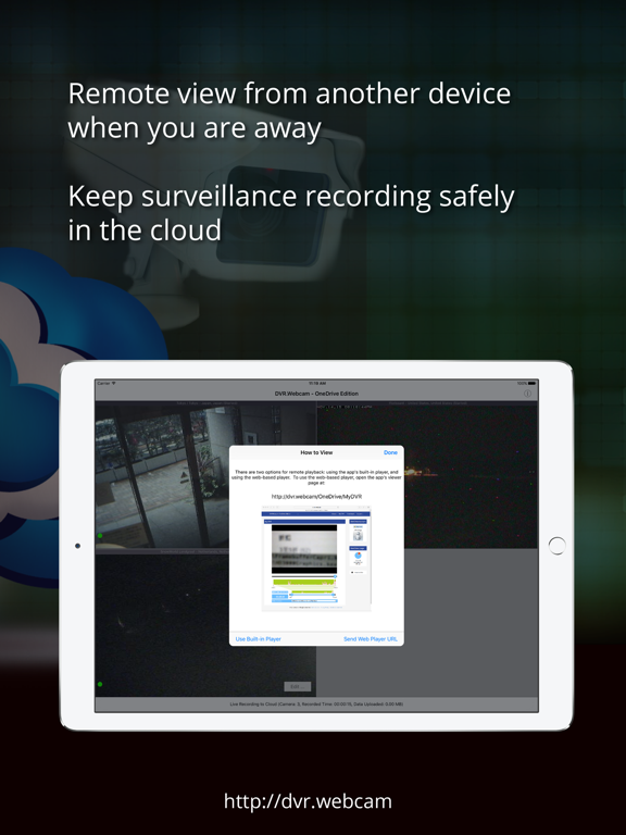 Screenshot #6 pour DVR.Webcam - OneDrive Edition