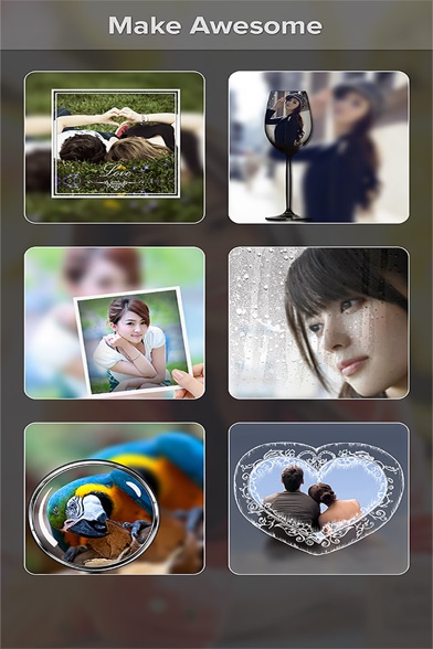 Screenshot of مؤثرات كاميرا وصور - صورتك في زجاجه