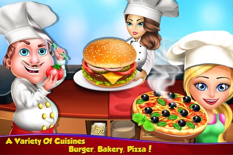 Food Court Bistro Fever Restaurant - Chef Cooking Sausages & Sandwich Scramble Games screenshot 4
