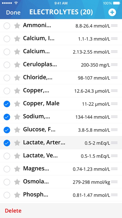 Lab Values Medical Reference screenshot-3