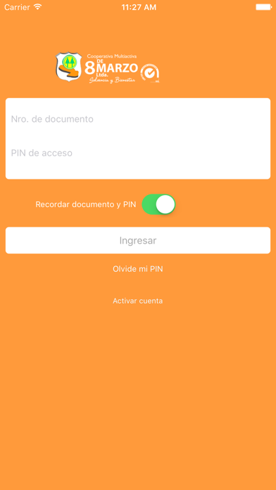 How to cancel & delete Cooperativa 8 de Marzo from iphone & ipad 1