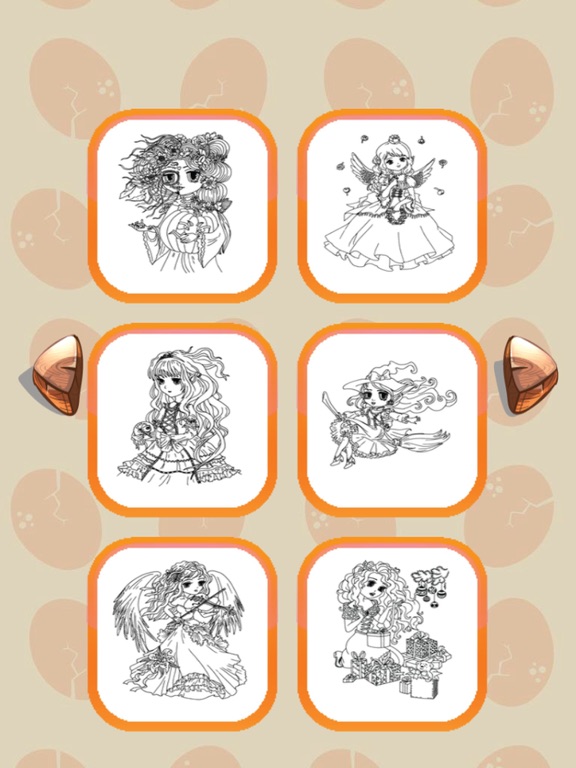 Princess Coloring Book Free For Toddler And Kids! iPad screenshot