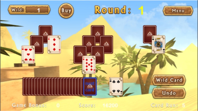 Ace Pyramid Solitaire- Cleopatra's Free Casino Cards
