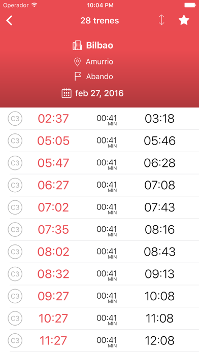 Screenshot #2 pour Horarios para Renfe