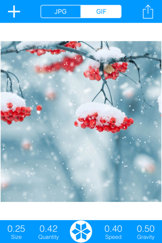 Snowing: GIF&JPG screenshot 2