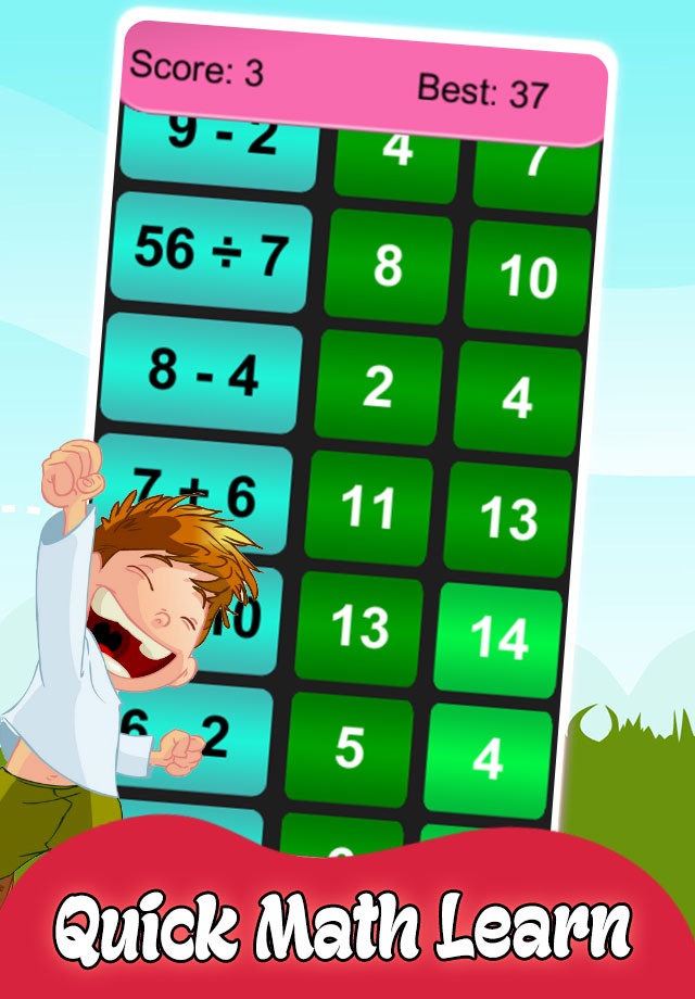 Quick Math Challenge For Kids screenshot 2