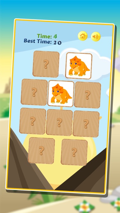Screenshot #3 pour dinosaure match de mémoire - jeux éducatifs cartes assorties de puzzle pour les enfants