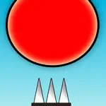 Red Bouncing Ball Spikes Free App Positive Reviews