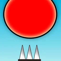 Red Bouncing Ball Spikes Free app icon