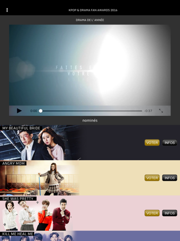 Screenshot #6 pour KPOP & DRAMA Fan Awards
