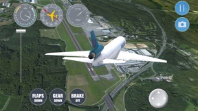 Airplane Frankfurt screenshot