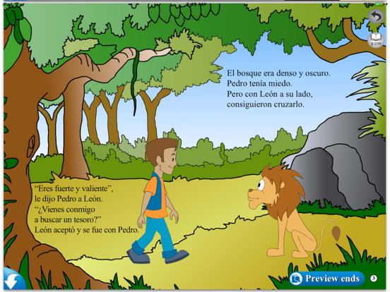 eBookBox Spanish – Fun stories to improve reading & language learning iPad screenshot