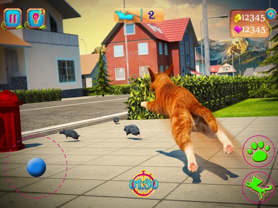 Cute Cat Adventure 2016 iPad screenshot