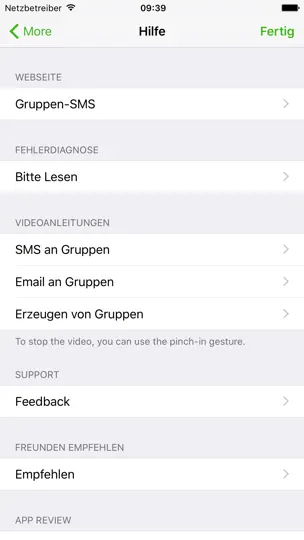 Screenshot von Gruppen-SMS auf dem iPhone 3