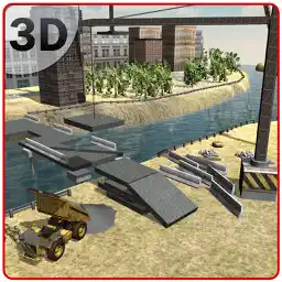 Bridge Construction Simulator - Offroad building simulation game app icon