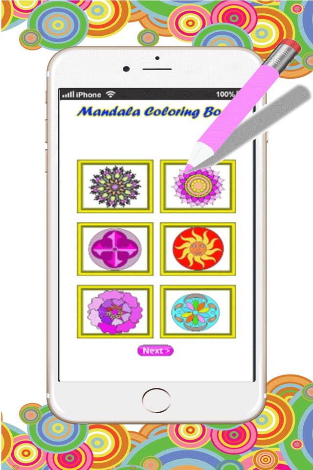 best mandala coloring book:free adult colors therapy stress relieving pages screenshot 2