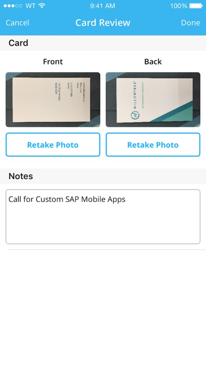 Scanzii - Business Card Scanner