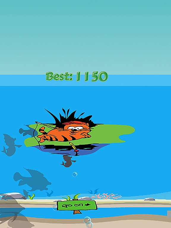 Winter fishing games iPad screenshot