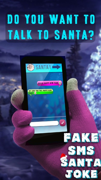 Fake SMS Santa Joke